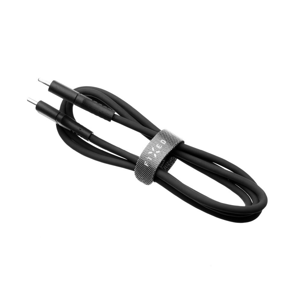 Fixed Liquid USB-C til USB-C-kabel 60W - 0.5m - Svart