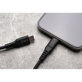 Fixed Liquid USB-C til USB-C-kabel 60W - 0.5m - Svart