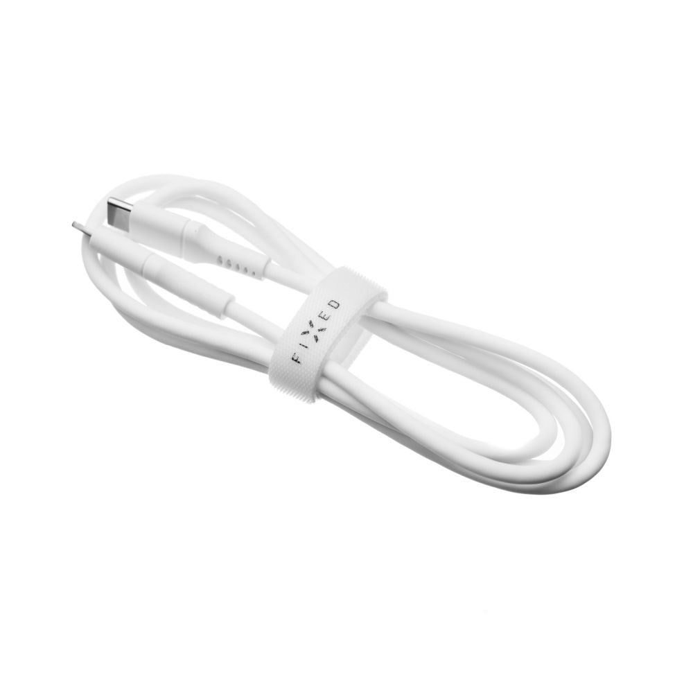 Fixed Liquid USB-C til USB-C-kabel 60W - 0.5m - Hvit