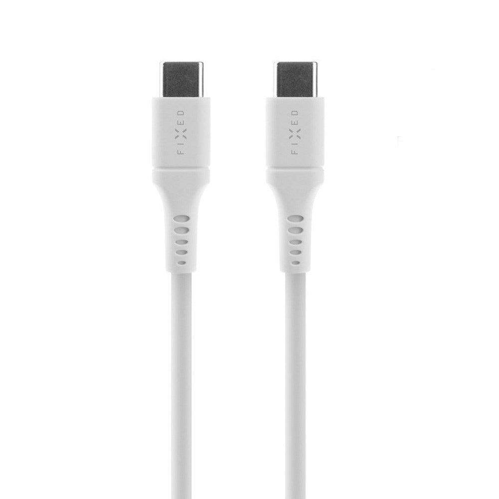 Fixed Liquid USB-C til USB-C-kabel 60W - 0.5m - Hvit