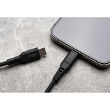 Fixed Liquid USB-C til USB-C-kabel 60W - 1.2m - Svart