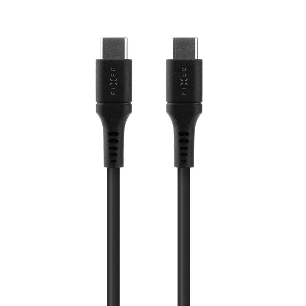 Fixed Liquid USB-C til USB-C-kabel 60W - 1.2m - Svart