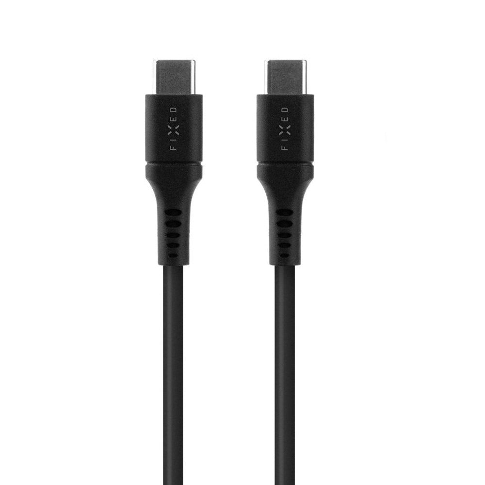 Fixed Liquid USB-C til USB-C-kabel 60W - 2m - Svart