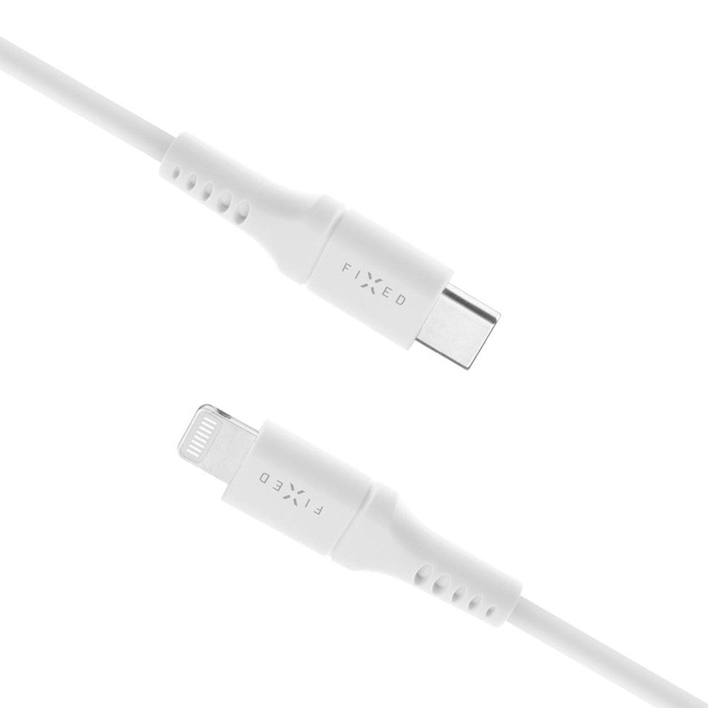 Fixed Liquid USB-C til Lightning-kabel 60W - 1.2m - Hvit