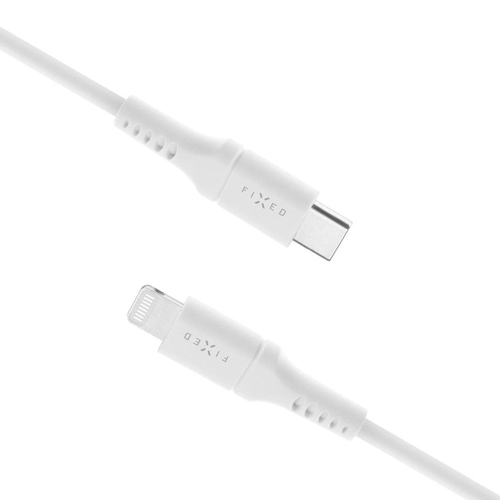 Fixed Liquid USB-C til Lightning-kabel 60W - 2m - Hvit