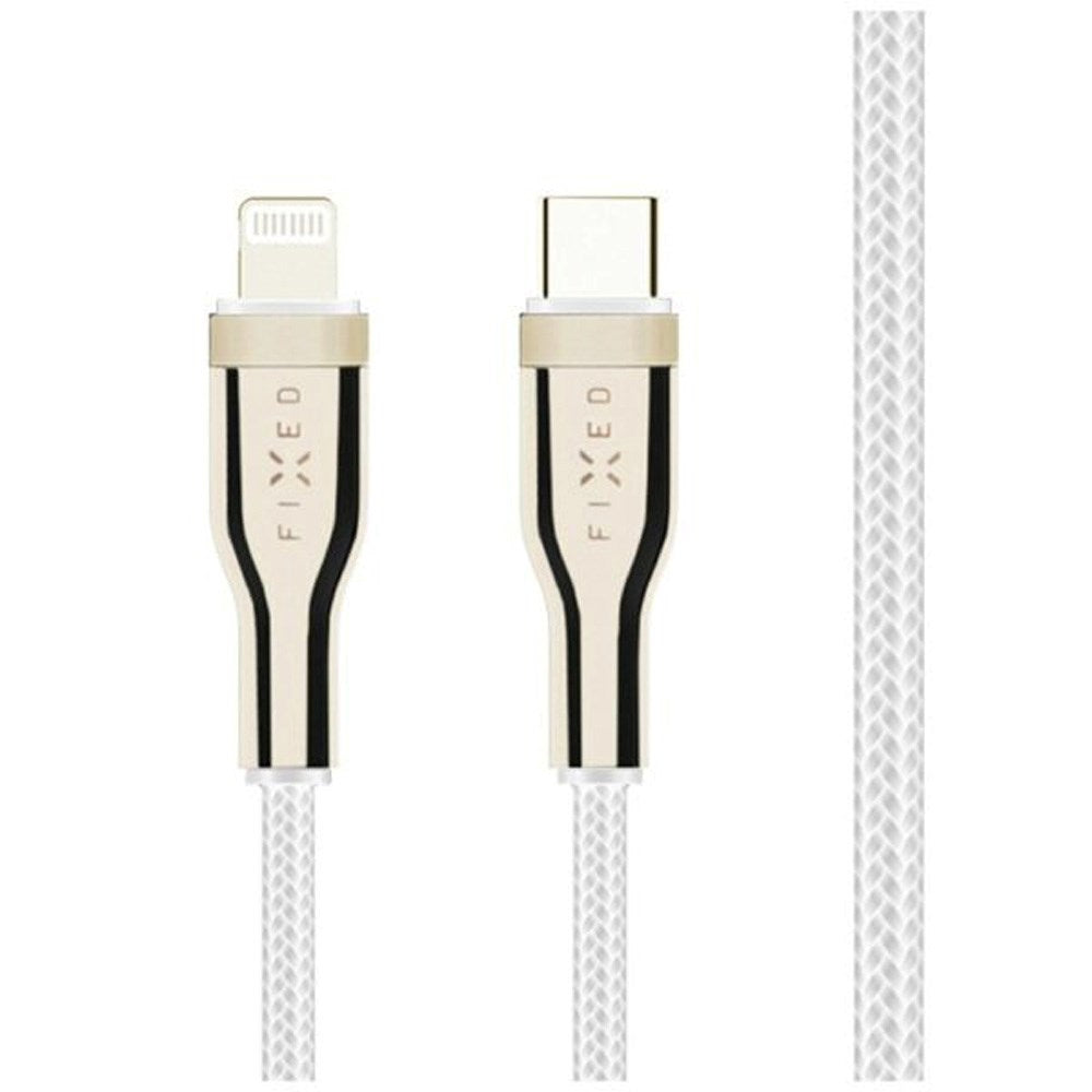 Fixed Metal USB-C til Lightning MFi PD Kabel 60W - 50cm - Svart