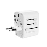 Fixed Universal Reise Adapter 30W EU / UK / USA / AUS - Hvit