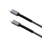 Fixed Armor USB-C til USB-C PD Kabel 240W med Forsterkede Ender - 2m - Grå