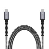 Fixed Armor USB-C til USB-C PD Kabel 240W med Forsterkede Ender - 2m - Grå