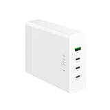 Fixed GaN Bordlader 200W - 3x USB-C / 1x USB-A - Hvit