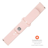 Fixed Universal Smartwatch Sporty Silikon Rem (20mm) - Rosa