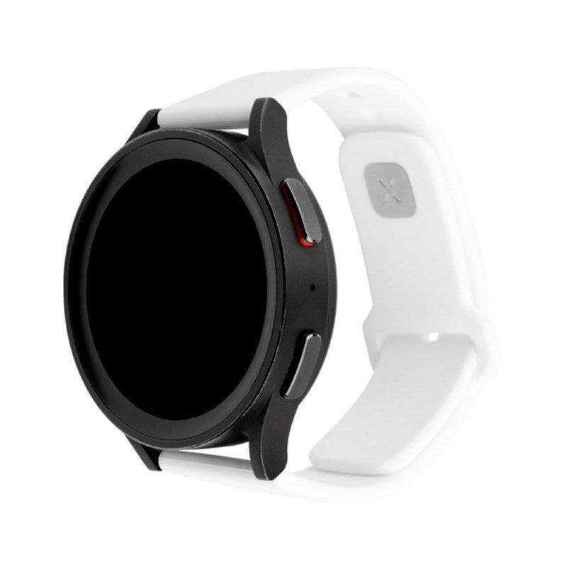 Fixed Universal Smartwatch Sporty Silikon Rem (22mm) - Hvit