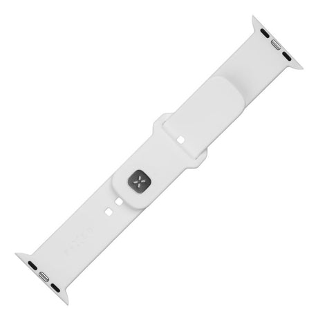 Fixed Apple Watch (38/40/SE/41/42mm) Sporty Silikonremsett - Hvit