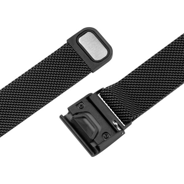 Fast Universal Garmin 20mm QuickFit Mesh Metallstropp - Svart