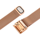 Fast Universal Garmin 20mm QuickFit Mesh Metallstropp - Rose Gold