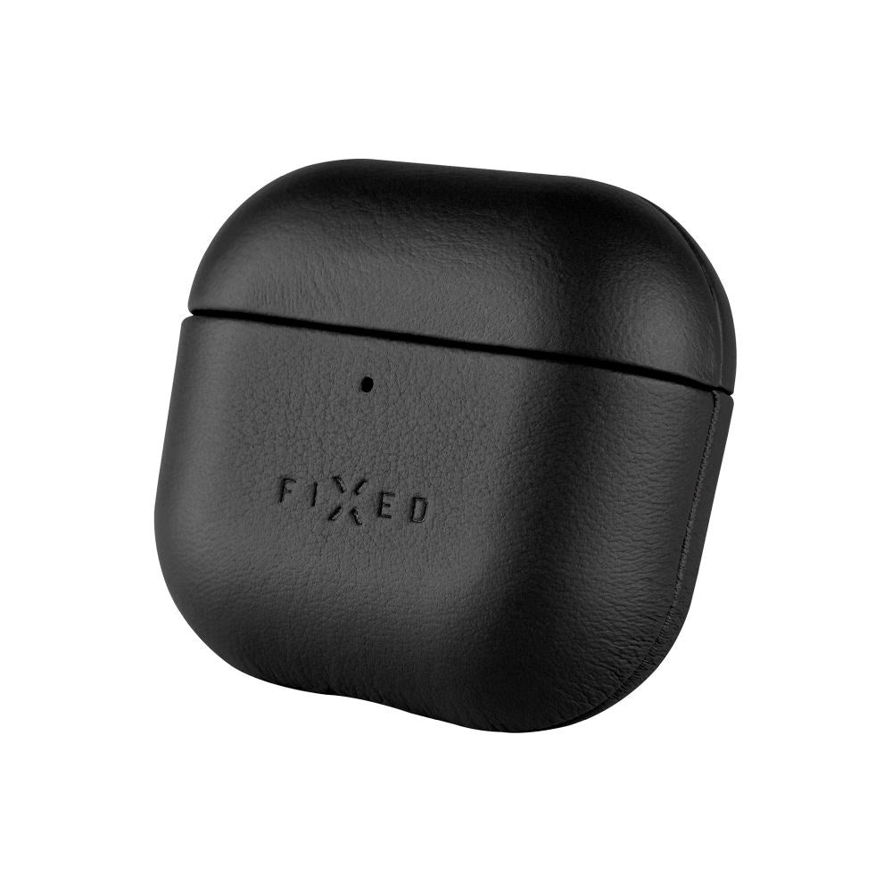 Fixed Apple AirPods (4. gen.) Ekte Skinn Deksel - Svart