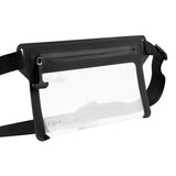 Fixed Vanntett Belteveske (Maks. Mobile Mål: 200 x 138 mm) - Svart / Gjennomsiktig