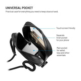 Fast Vanntett Etui for Mobil (Maks. Mål: 95 x 186 mm) - Svart / Gjennomsiktig