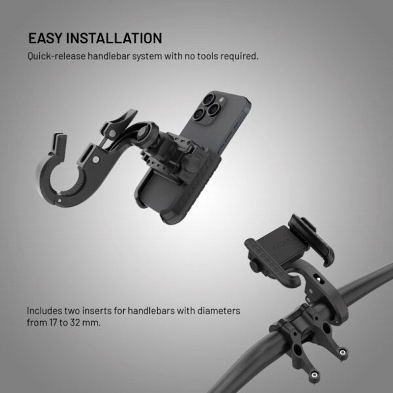 Fixed Mobilholder til Sykkel - Svart