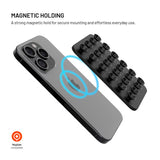 Fixed MagMate Mobilholder - Silikon Sugekopp - MagSafe Kompatibel - Svart