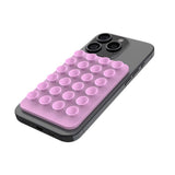 Fixed MagMate Mobilholder - Silikon Sugekopp - MagSafe Kompatibel - Rosa