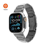 Fixed Apple Watch (42/44/SE/45/46/49) Titanium Rem- Grå