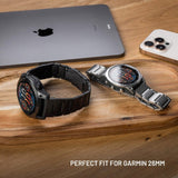 Fixed Universal Garmin 26mm QuickFit Titanium Rem- Svart