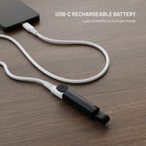 Fixed Sporingsenhet med USB-C-Lading – Apple Find My Kompatibel – Svart