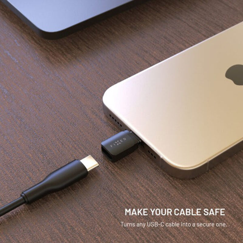 Fixed 240W Datablokker 2-i-1 USB-A & USB-C - Svart