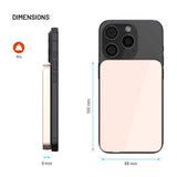 Fast MagZen Qi2 Trådløs Powerbank 5 000 mAh - Rosa