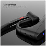 Fixed Talk Pro Wireless Headset med ENC – Open-Ear – Svart