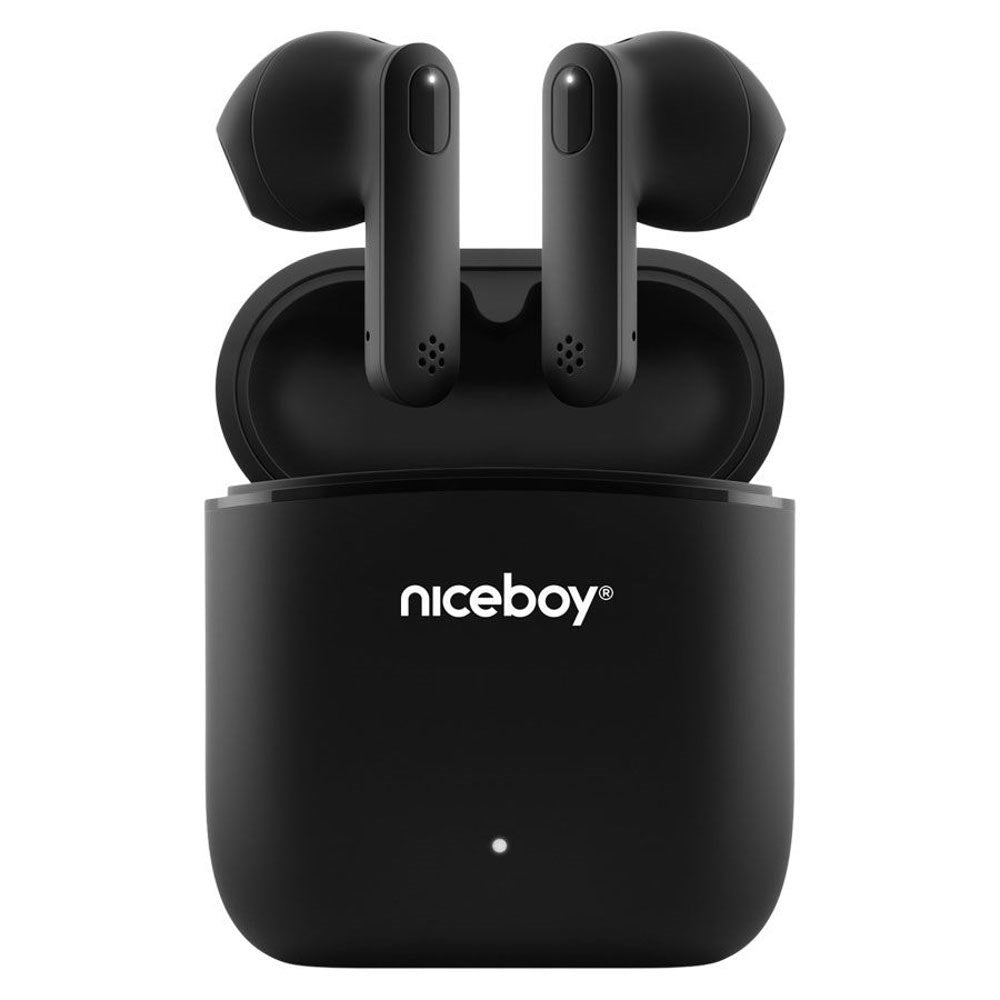 Niceboy HIVE Beans True Wireless In-Ear Hodetelefoner - Svart