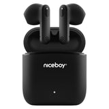 Niceboy HIVE Beans True Wireless In-Ear Hodetelefoner - Svart
