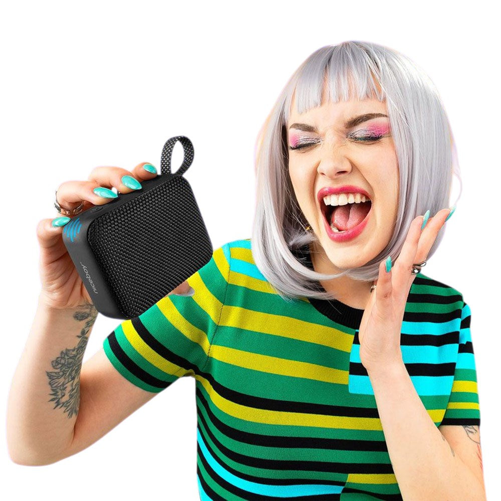 Niceboy Atom 4 Bluetooth Høyttaler - 6W - Svart