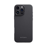 iPhone 16 Pro Max PITAKA Military Grade Protective Deksel - MagSafe Kompatibel - Black / Grey
