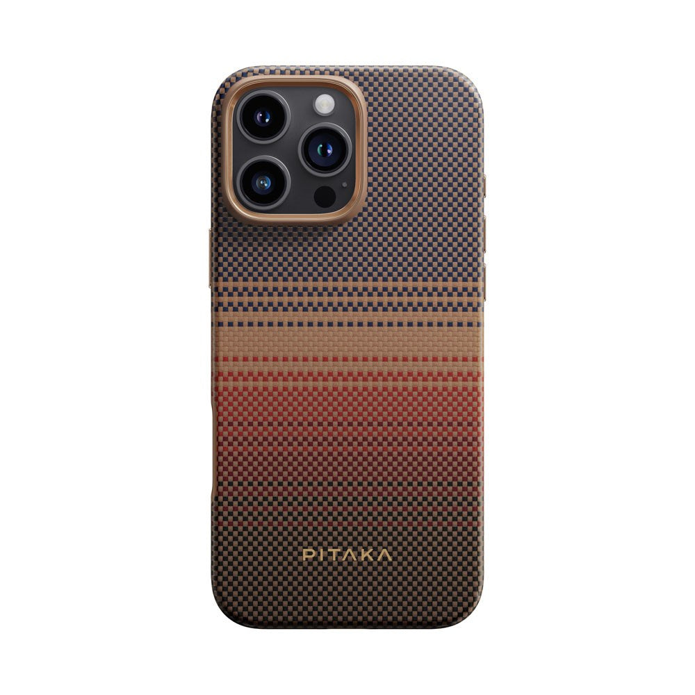iPhone 16 Pro Max PITAKA Military Grade Protective Deksel - MagSafe Kompatibel - Sunset