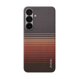 Samsung Galaxy S25 PITAKA Tactile Woven Deksel - MagSafe Kompatibel - Sunset
