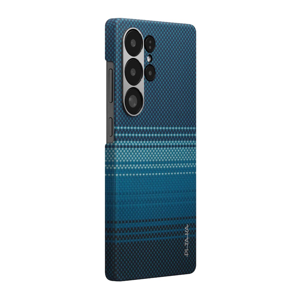 Samsung Galaxy S25 Ultra PITAKA Tactile Woven Deksel - MagSafe Kompatibel - Moonrise