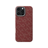 iPhone 16 Pro PITAKA Tactile Woven Deksel - MagSafe Kompatibel - Red / Gold