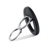 PITAKA MagEZ Grip 3 Ring Holder til Mobil - MagSafe Kompatibel - Black / Grey