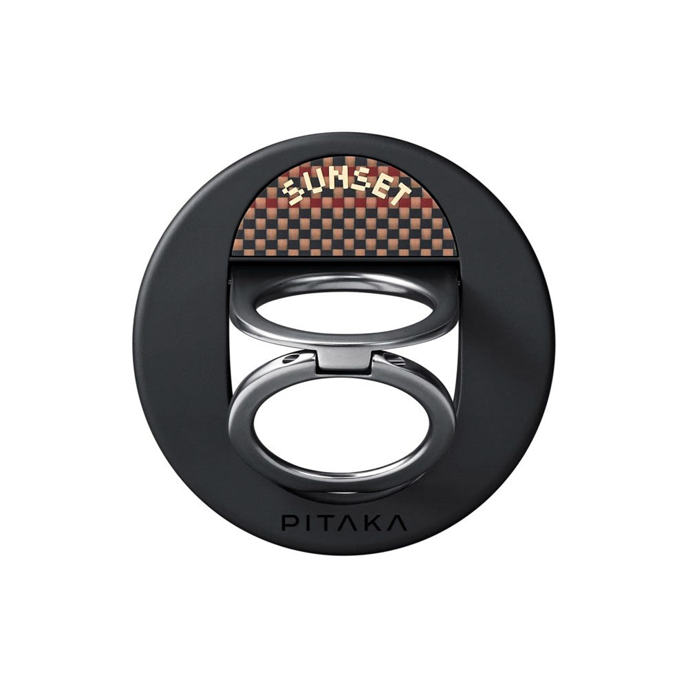 PITAKA MagEZ Grip 3 Ring Holder til Mobil - MagSafe Kompatibel - Sunset
