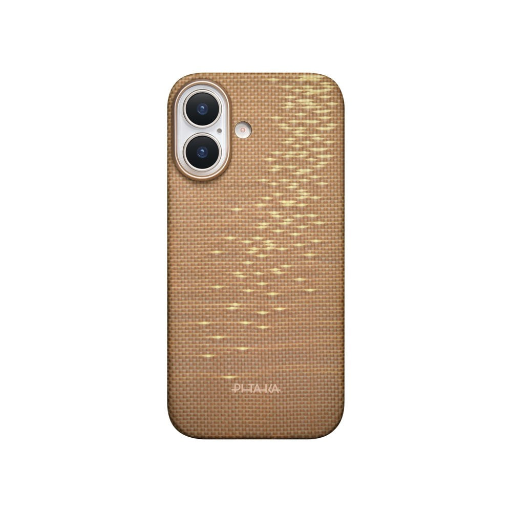 iPhone 17 PITAKA Ultra Slim Deksel - MagSafe Kompatibel - Golden Glint