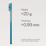 iPhone Air PITAKA Ultra Slim Deksel - MagSafe Kompatibel - Lucid Blue