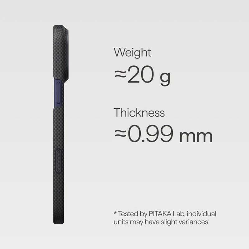 iPhone 17 Pro Max PITAKA Aries Ultra Slim Deksel - MagSafe Kompatibel - No Problemo