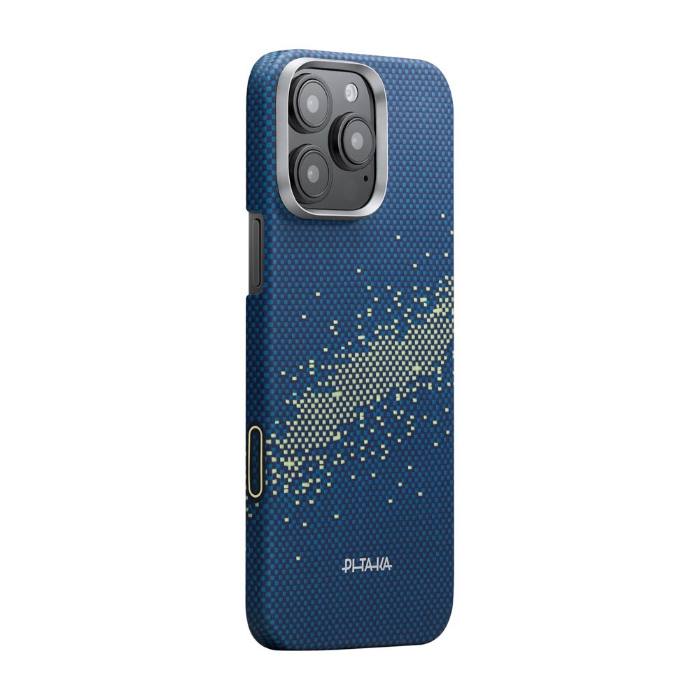 iPhone 16 Pro Max PITAKA Ultra Slim Deksel - MagSafe Kompatibel - Milky Way Galaxy