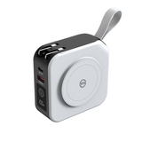 Mobile Origin Reise Lader m. Powerbank 10.000 mAh - MagSafe Kompatibel - Hvit