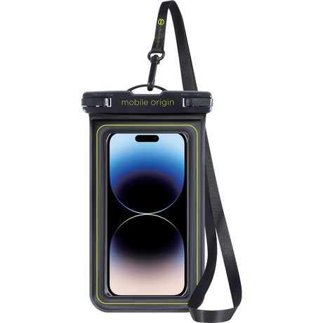 Mobile Origin Waterproof Floating Case 6.8" - Svart/Grønn