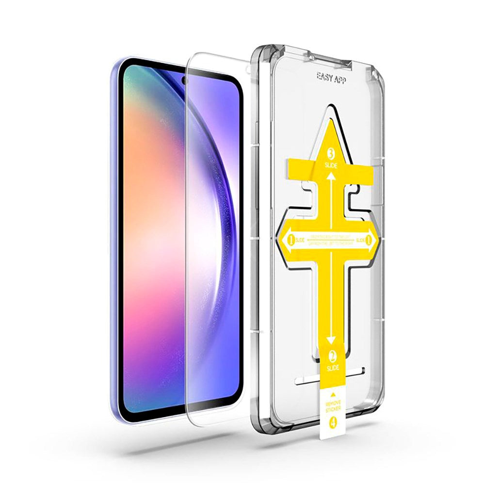 Samsung Galaxy A55 (5G) Mobile Origin Beskyttelsesglass - Case Friendly - Gjennomsiktig