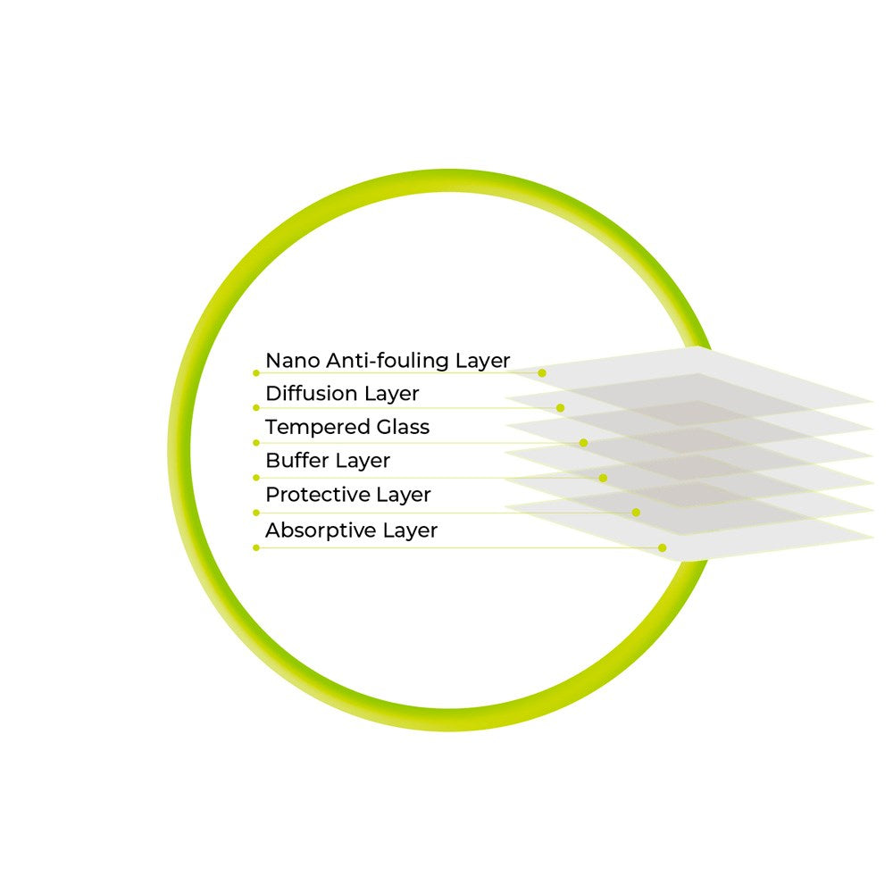 iPad 10.2" (2021) Mobil Origin Glass Skjermbeskytter - Gjennomsiktig