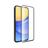 Samsung Galaxy A15 Mobile Origin EasyGlass Skjermbeskytter - Gjennomsiktig / Svart Kant